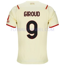 Herre Fotballdrakter AC Milan Olivier Giroud 9 Borte 2021-22 Kortermet
